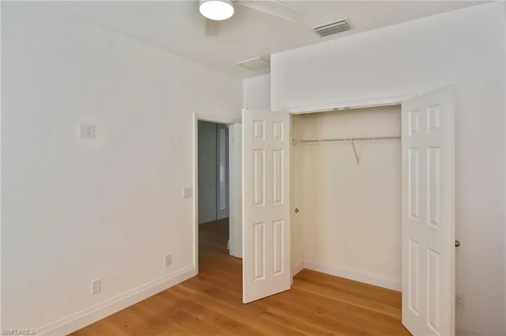 The second Guest Bedroom also has a double door closet