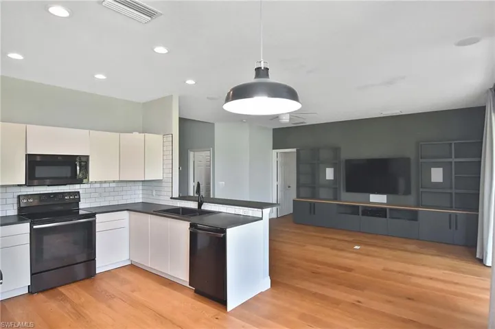 The desirable open floor plan