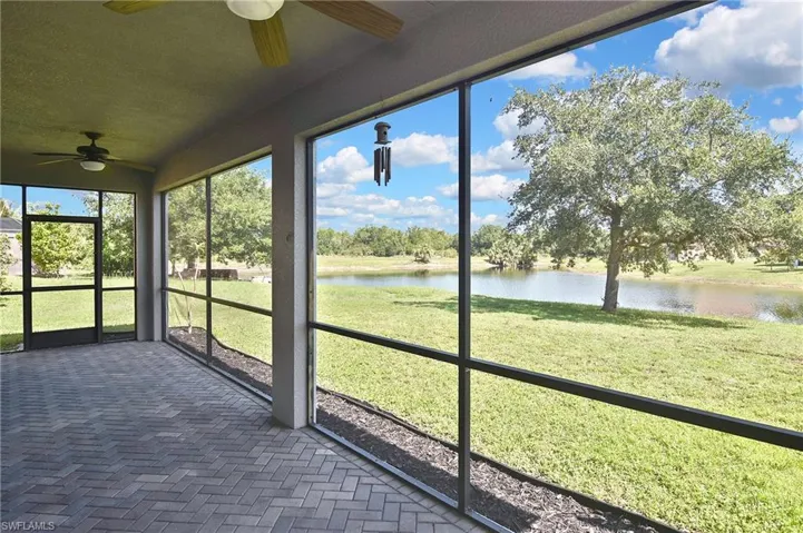 Extend your living space on this large paver Lanai