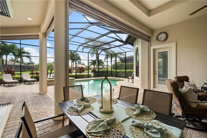 Beautiful eating area