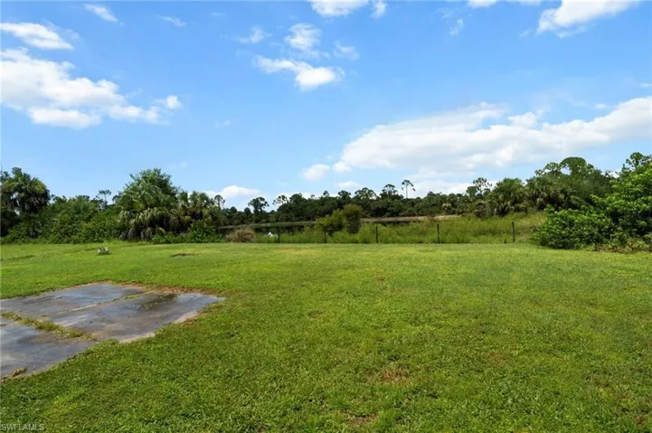 View of green lawn