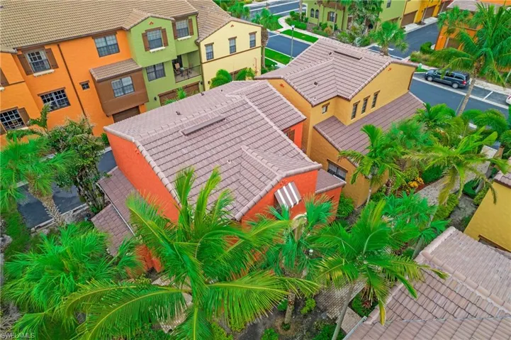 View from above of property