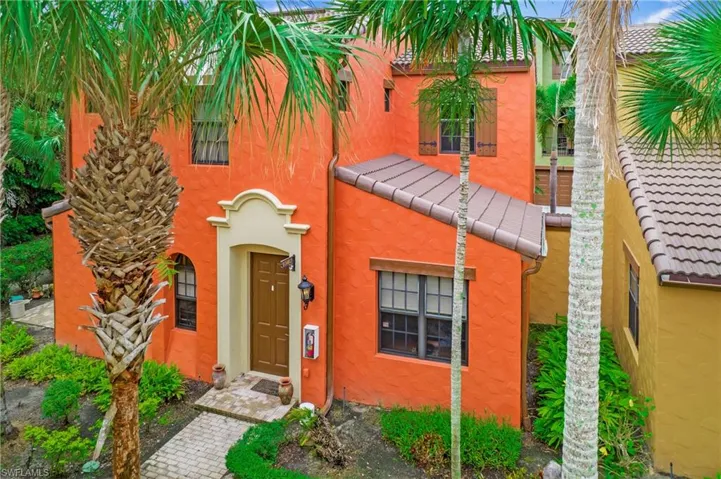 View of front of property with stucco siding