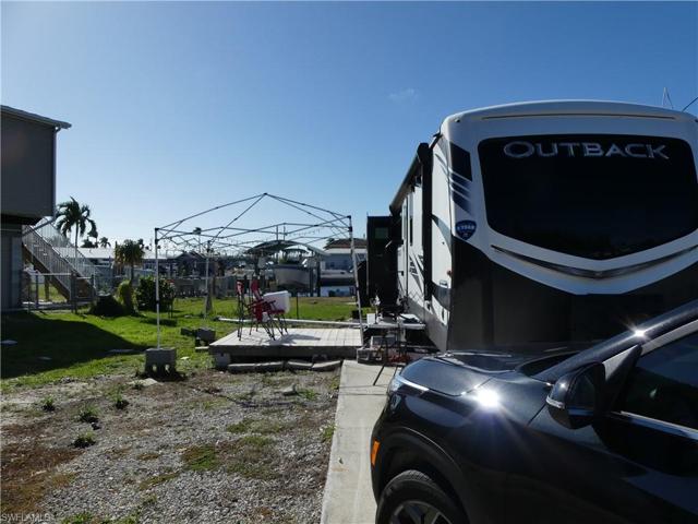 View from street back to boat lift