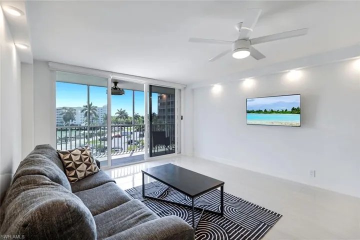 View of lanai from living room