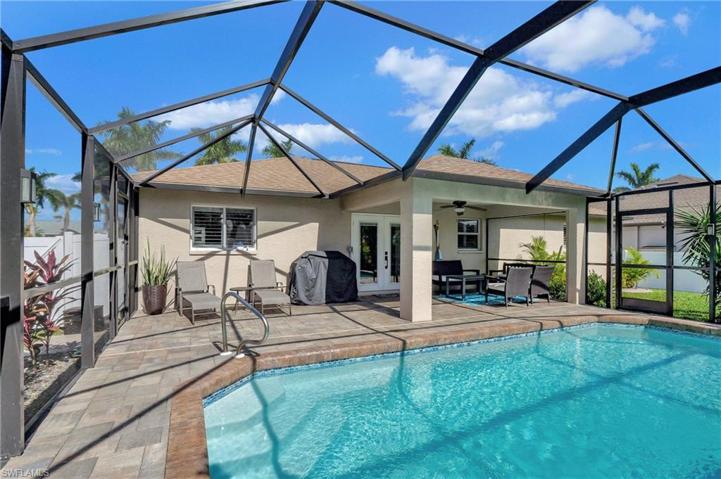 Pool deck and lanai area