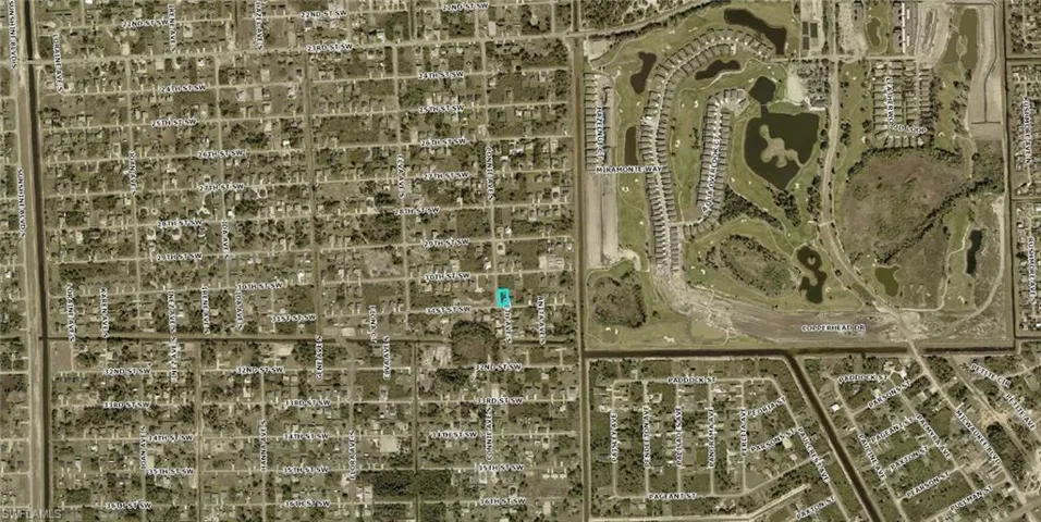 Aerial overview of property's location
