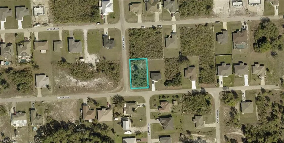 Map / location featuring property parcel outlined
