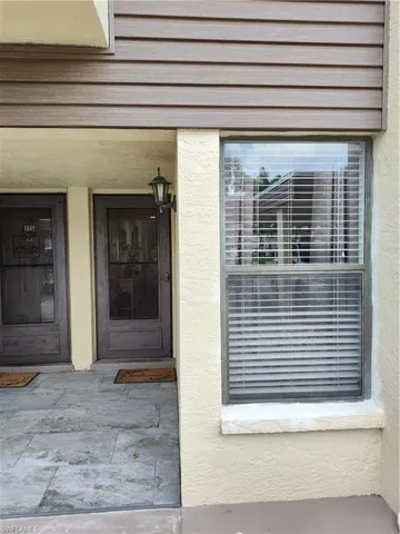 View of exterior entry