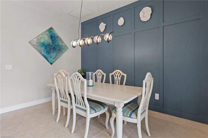 Casual Dining area fits a large table!