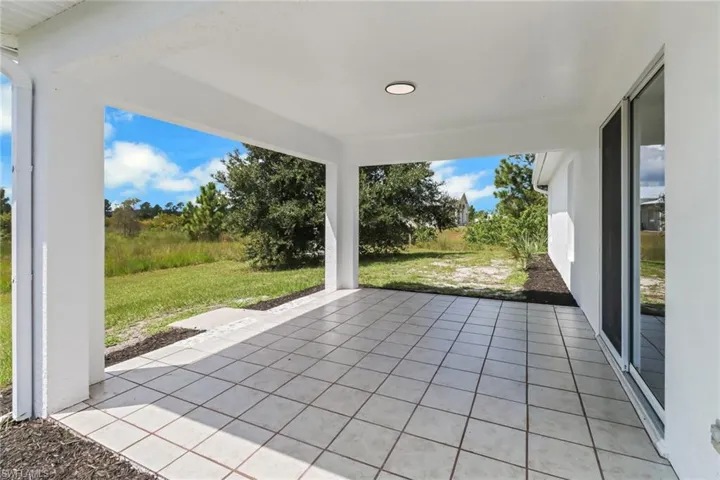 View of patio