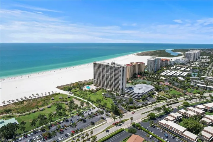 Bird's eye view with a view of the beach, a water view, and a view of city