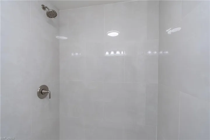 Master shower