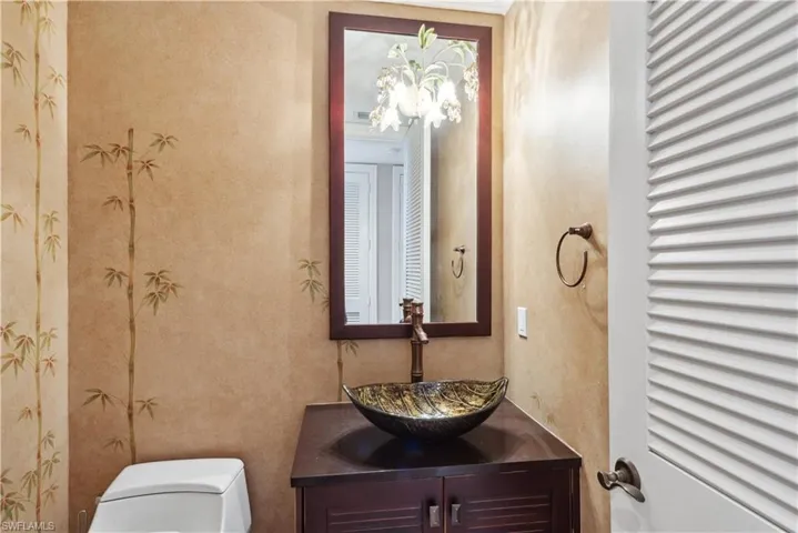 Powder Bath in Guest Hallway