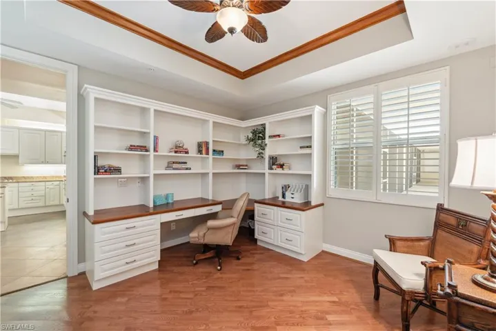 Office with Built Ins & Murphy Bed