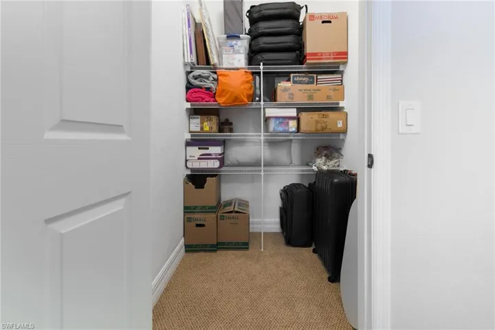 Over-sized upstairs Storage