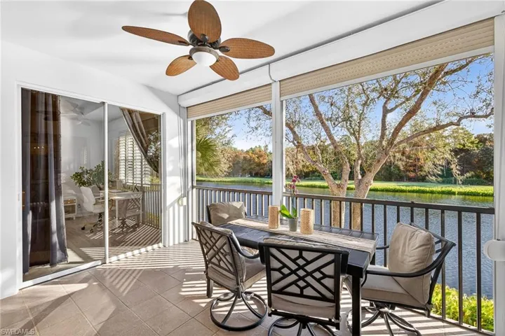 Screened lanai