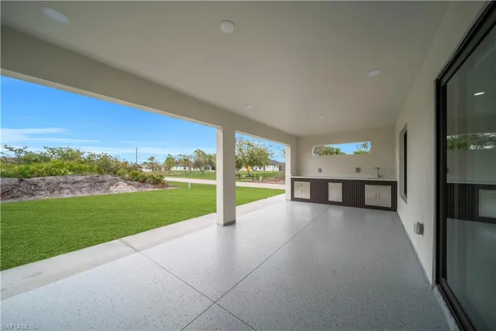 View of patio