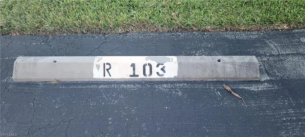 Deeded parking space