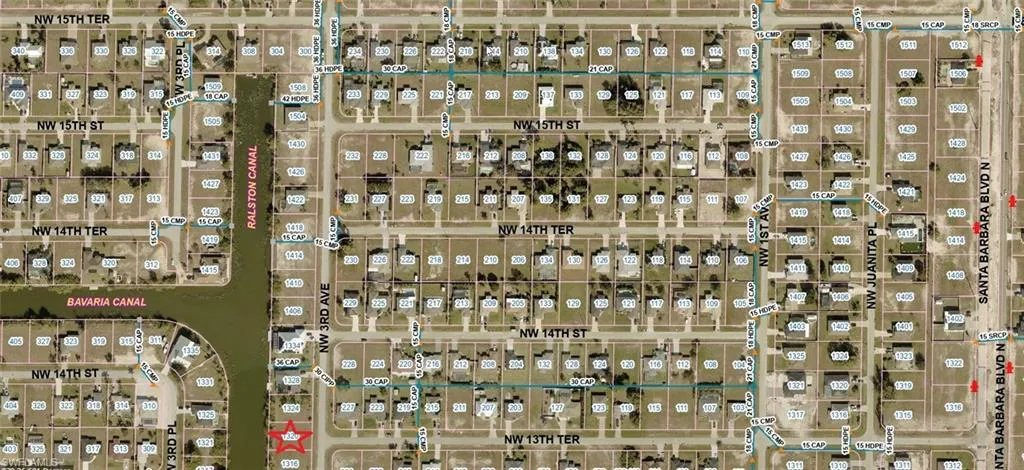 Map / location and surrounding properties.