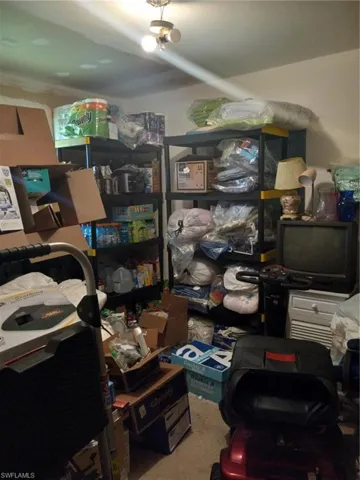 View of storage room