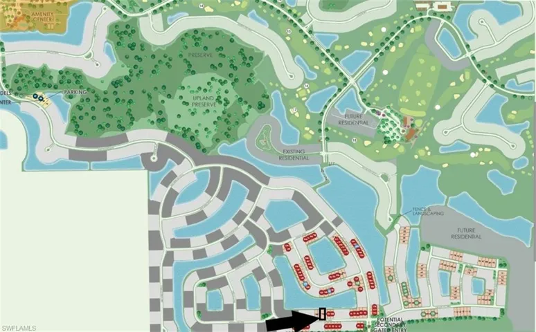 Site map: Lot 10602 - Water view