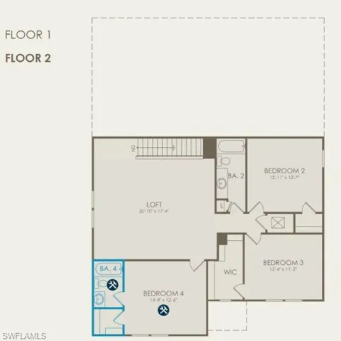 Floor plan - 2nd floor