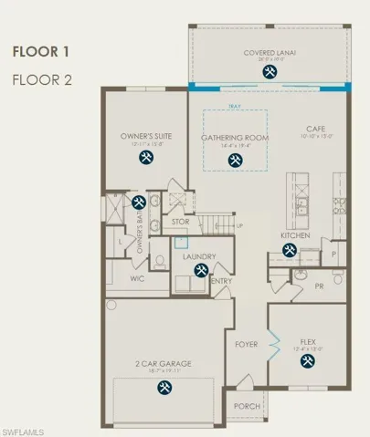 Floor plan - 1st floor