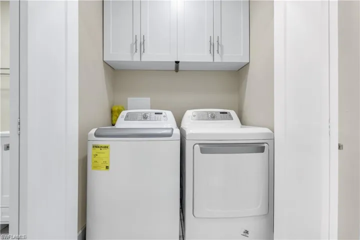 In Residence Washer and Dryer.