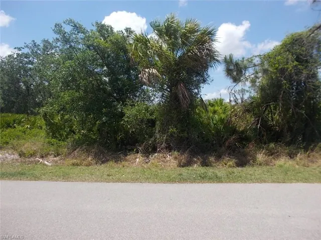 Looking across the street from the Lot