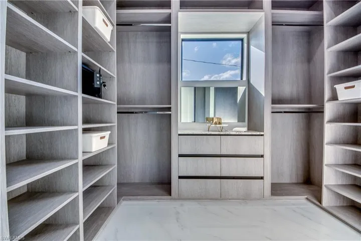 View of spacious closet