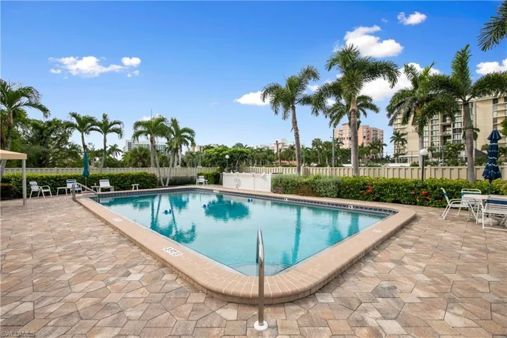 Great pool with barbecue area