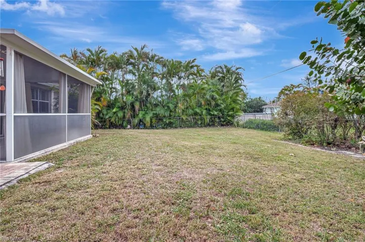 Back yard. Room for pool