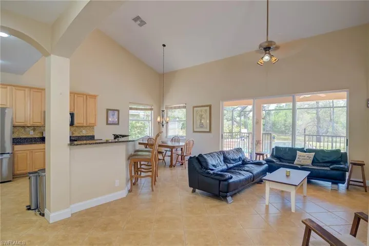 Open floorplan with views of preserve!
