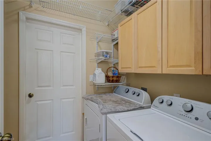 Downstairs laundry room.