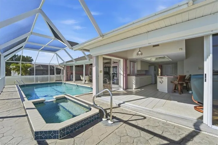 Spa and pool deck