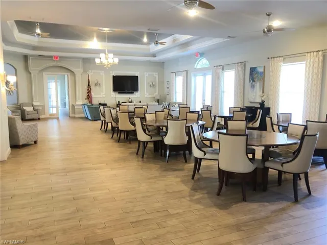 club house with kitchen