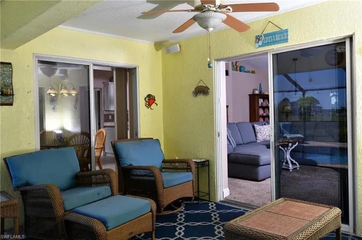 Back porch area.