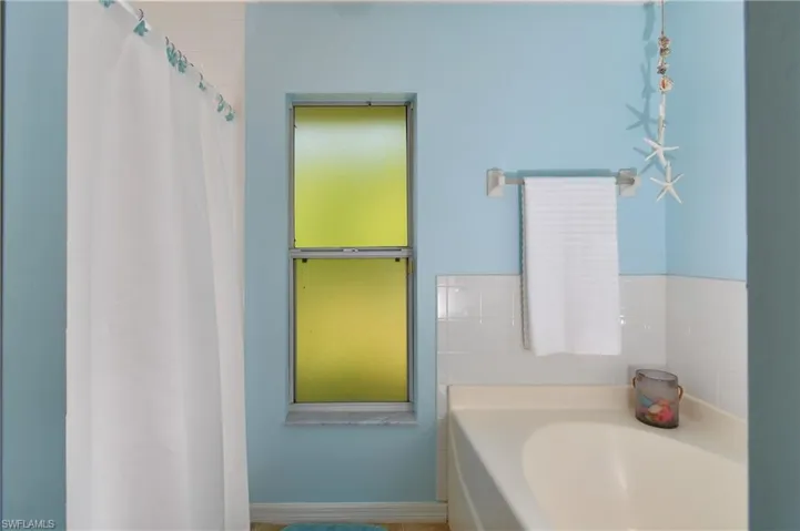 Garden tub in master bathroom.