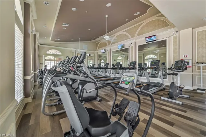 Community gym with state of the art equipment !