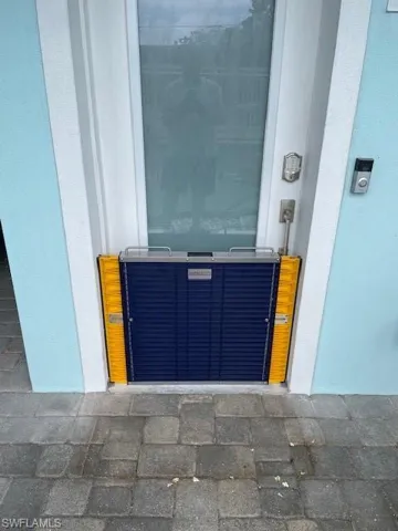 Front door.