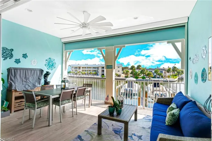 Huge outdoor entertaining area overlooking intracoastal with your 16k boat lift!