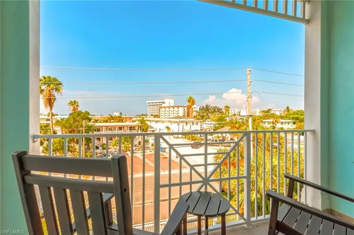 Gulf views from bedroom 3.