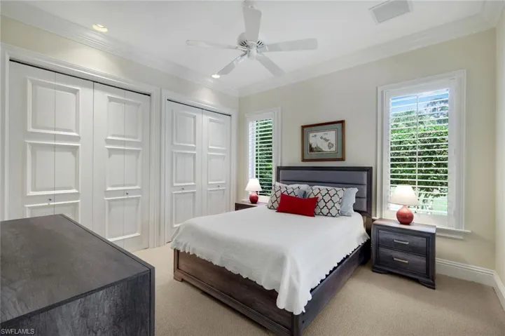 Bedroom Suite w/ Full-Wall Closets
