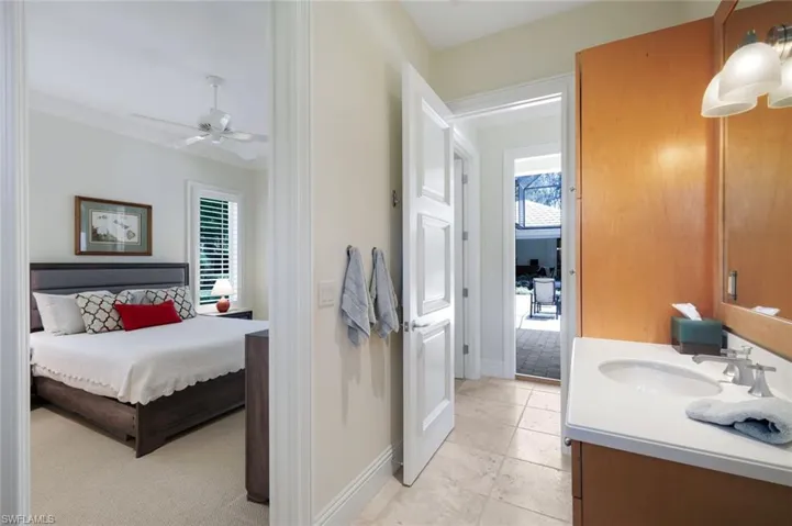 En-Suite Bath Has Access to Lanai