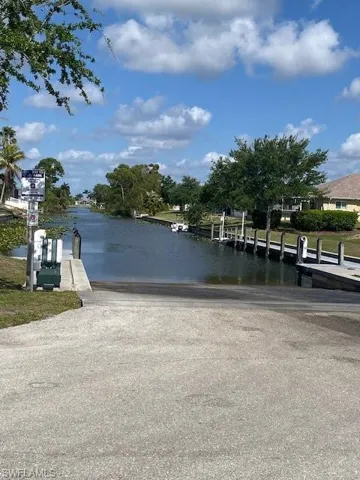 Boat ramp at Strausser community park