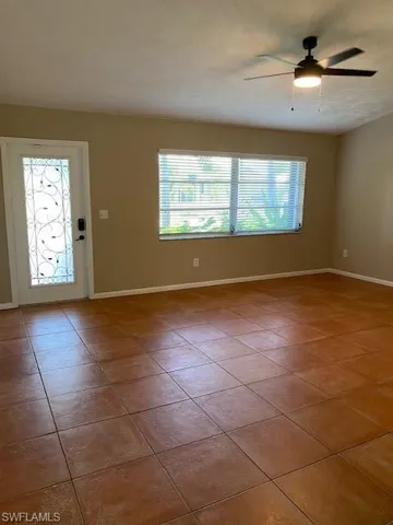 Furniture has been removed
