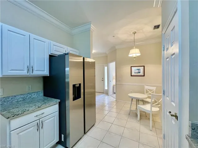 Kitchen looking into dining area