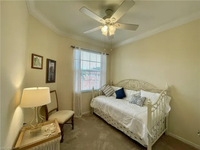 Den with day bed-many people put a desk in this room