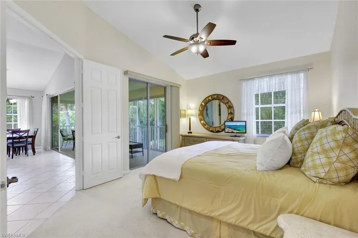 Direct access to the screen enclosed patio!